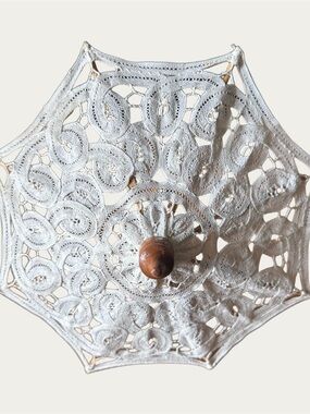 Imperial Elegance Lace Doll Parasol